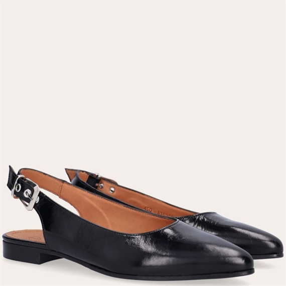 Billi Bi A16302 Slingbacks, Black Venice